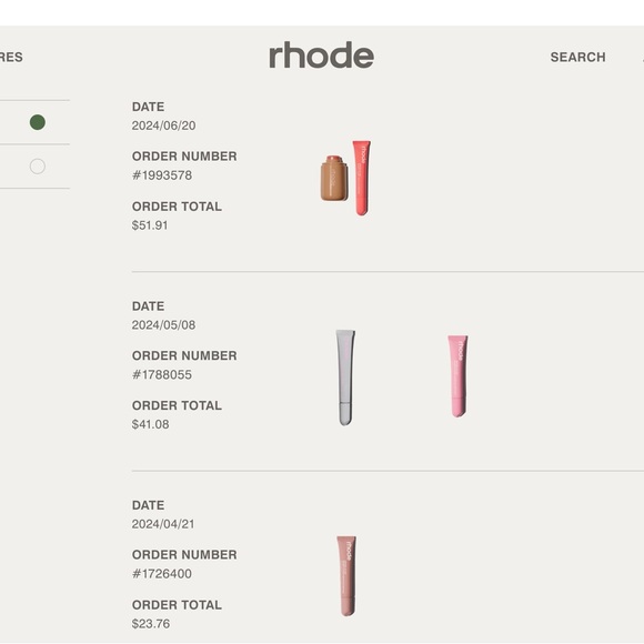 rhode peptide lip tint in the shade "peach pit"! - Picture 3 of 3